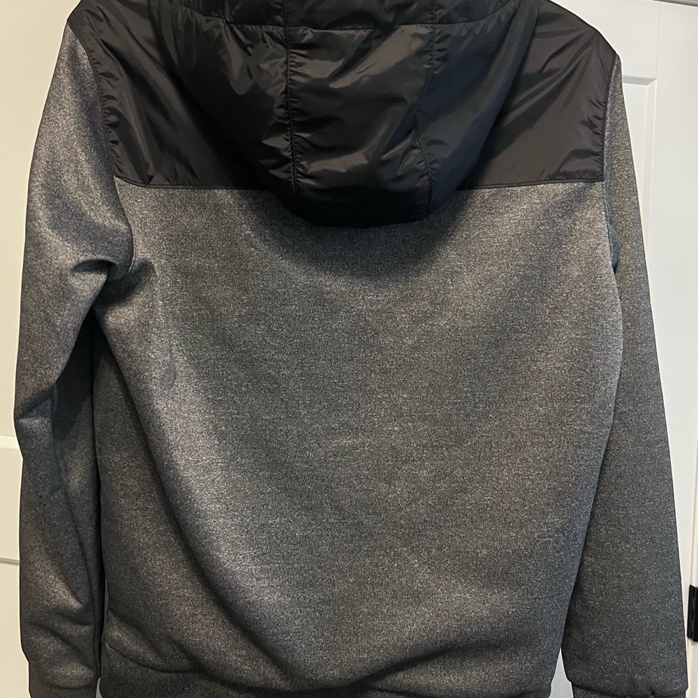 EMF shield protection zip hoodie black and grey - Picture 3 of 5